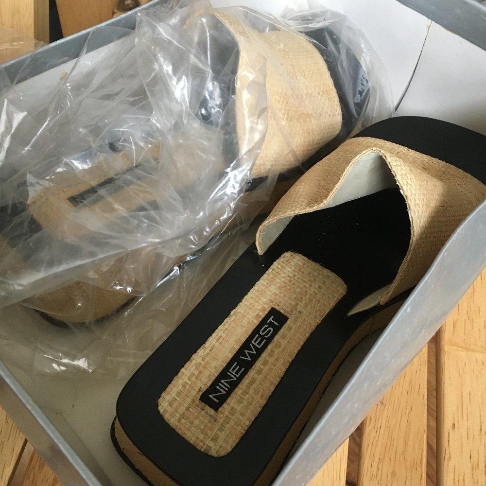 Nine West Platform Slide Sandals